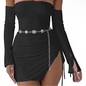 Elegant Black Off-Shoulder Dress